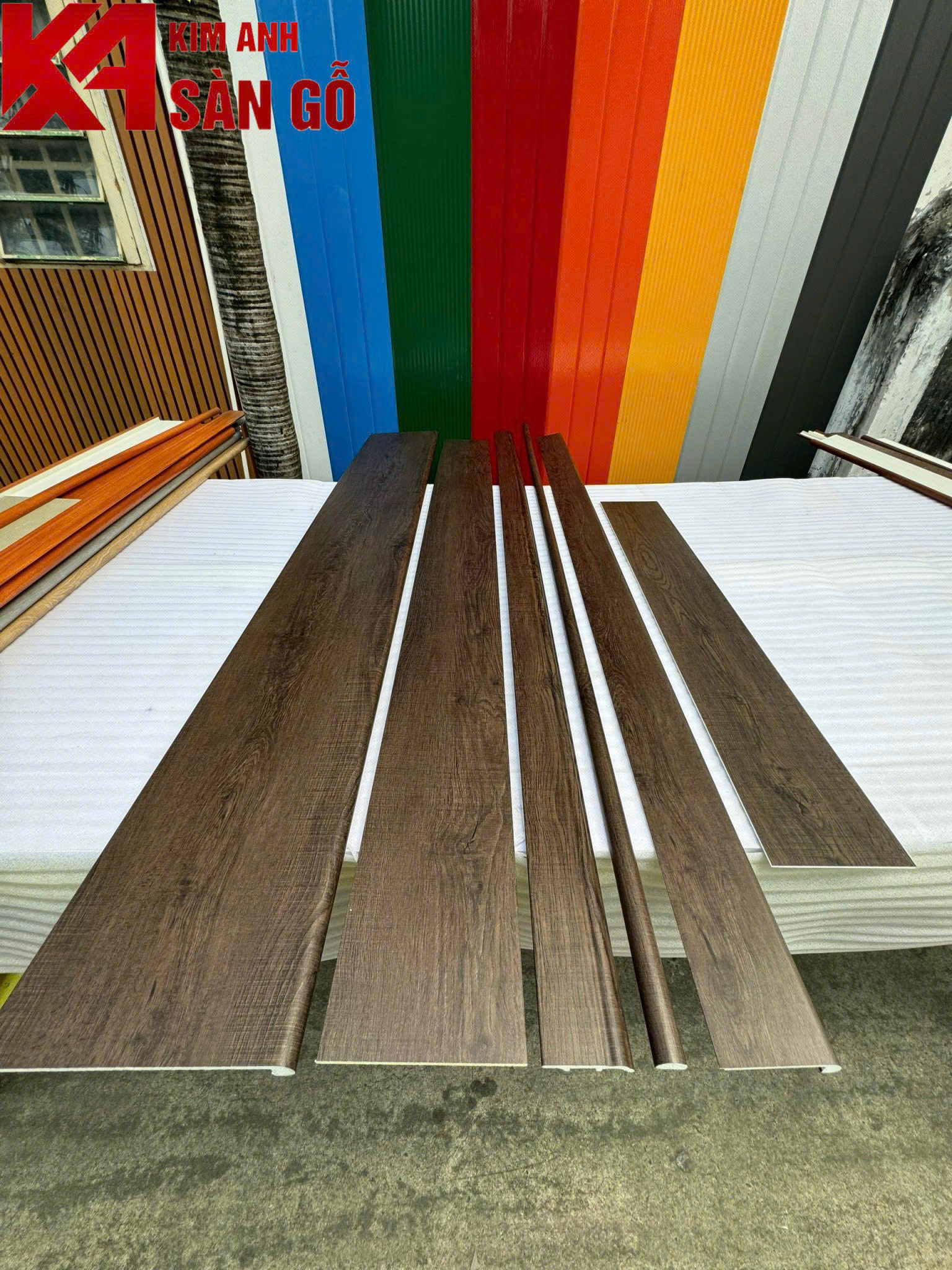 Mặt Bậc Cầu Thang Nhựa Giả Gỗ NCWood 8036